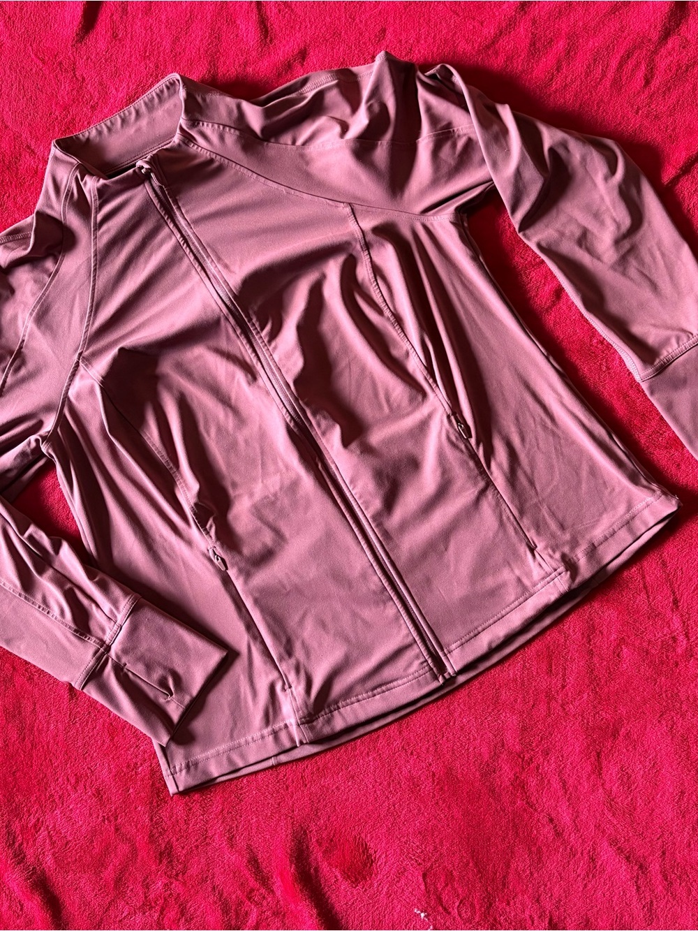 Avia Dusty Rose Full-Zip Performance Jacket